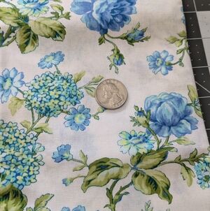 Flowered Cotton Fabric
